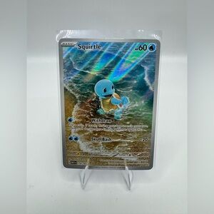 SQUIRTLE 170/165 ILLUSTRATION RARE SEE PICTURES FOR CONDITION